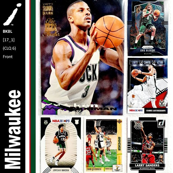 NBA Other - Milwaukee Bucks 6 Card Lot - BKBL [17_1]